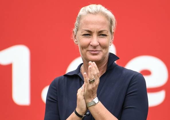 25.06.2023, xlakx, Tennis, WTA, Tennis Damen -Tour 2023 in Berlin emspor, v.l. Tunierchefin Barbara Rittner Berlin