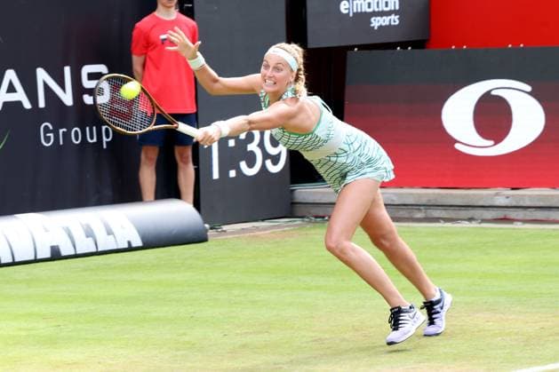 DEU, bett1open, 25.06.2023, Rot-Weiss Tennisanlage, Berlin, DEU, bett1open, im Bild Petra Kvitova vs. Donna Vekic Foto: Juergen Engler nordphoto GmbH