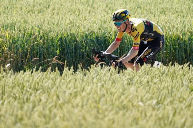 Sport Themen der Woche KW25 Sport Bilder des Tages Sittard, 24-06-2023, cycling, NK wielrennen mannen, Dylan van Baarle op weg naar het Nederlands kampioenschap NK wielrennen mannen 2023  x21453145x Copyright: