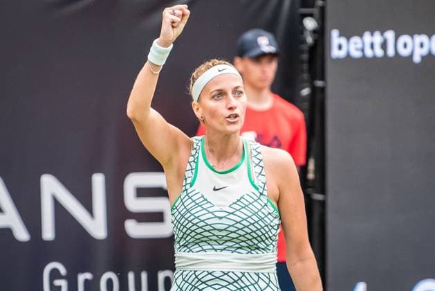 Bett1 Open WTA, Tennis Damen 500. Berlin, 24.06.2023 Petra Kvitova (Tschechien) feiert Bett1 Open Finale WTA 500. Steffi Graf Stadion, Rot-Weiss Tennis Club, Berlin, 24.06.2023 Bett1Open Copyright: xBEAUTIFULxSPORTS LucianoxLimax