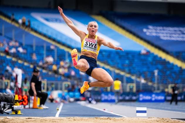 Sport Themen der Woche KW25 Sport Bilder des Tages 230625 Tilde Johansson competes in women?s lonh jump during day 4 of the Europaspiele on June 25, 2023 in Katowice. Photo: Jesper Zerman BILDBYRAN COP 234 JZ0383 friidrott athletics friidrett europeiska spelen 2023 european games 2023 europeiska spelen european games 4 bbeng sverige *** 230625 Tilde Johansson competes in women?s lonh jump during day 4 of the European Games on June 25, 2023 in Katowice Photo Jesper Zerman BILDBYRAN COP 234 JZ0383 friidrott athletics friidrett europeiska spelen 2023 european games 2023 europeiska spelen european games 4 bbeng sverige  Copyright: JESPERxZERMAN BB230625JZ143