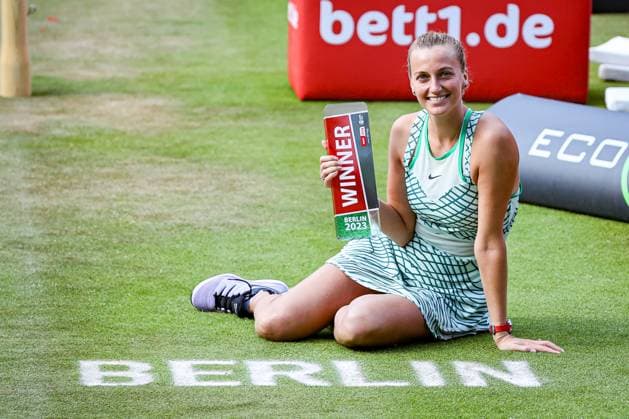Siegerin der bett1open 2023: Petra KVITOVA CZE, Finale Einzel, bett1open presented by ecotrans Group, Berlin, LTTC Rot-Weiß Berlin, 25.06.2023, Copyright: xClaudioxGärtnerx