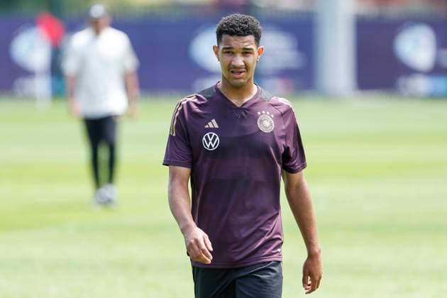 UEFA U21, U 21 EM, Trainingseinheit U21-Nationalmannschaft, 26.06.2023, Batumi Tan-Kenneth SCHMIDT ( 3, Deutschland, SC Freiburg), UEFA U21-Fussball-Europameisterschaft in Rumaenien und Georgien, Trainingseinheit U21 Nationalmannschaft, 26.06.2023, Batumi Copyright: xBEAUTIFULxSPORTS Meuselx