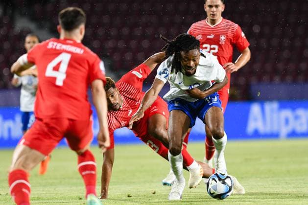 UEFA European Under-21 Championship Group D: Switzerland U21, U 21 vs France U21 Khephren Thuram in action during UEFA European Under-21 Championship Group D: Switzerland U21 vs France U21, disputed on Dr Constantin Radulescu Stadium, 28 June 2023 Cluj-Napoca Dr Constantin Radulescu Stadium Romania Copyright: xAncaxTepeix