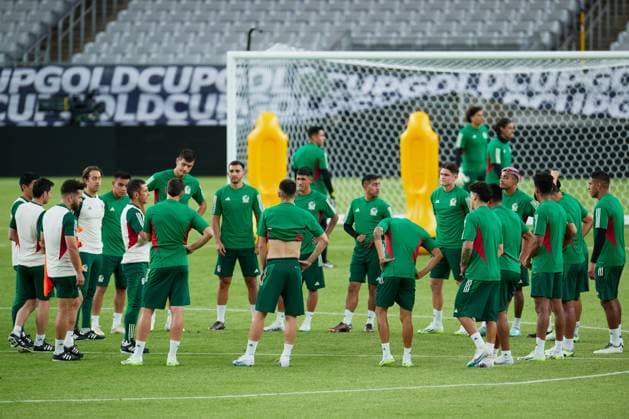 RECORD DATE NOT STATED 2023 CONCACAF Mexico Training Players during the training of Mexico (Mexican national team, Nationalteam prior to the game of the CONCACAF Gold Cup 2023 against Haiti in Group B, at State Farm Stadium, on June 28, 2023. <br><br> Jugadores durante el Entrenamiento de Mexico (Seleccion Nacional Mexicana) previo al partido de la Copa Oro de la CONCACAF 2023 contra Haiti en el Grupo B, en el Estadio State Farm, el 28 de Junio de 2023. PHOENIX ARIZONA ESTADOS UNIDOS  Copyright: xJorgexMartinezx 20230628202314_CGC_23_GB_MEX_TRAI_MEXICO1