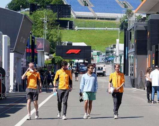 Formula 1 Rolex Großer Preis von Österreich 2023 29.06.2023, Red Bull Ring , Spielberg, Formula 1 Rolex Großer Preis von Österreich 2023 , im Bild Lando Norris (GBR), McLaren F1 Team