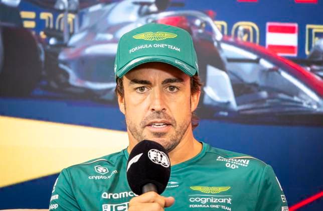 FORMULA 1 - GP of Austria 2023 SPIELBERG,AUSTRIA,29.JUN.23 - MOTORSPORTS, FORMULA 1 - Grand Prix of Austria, Red Bull Ring, preview. Image shows Fernando Alonso (ESP Aston Martin Aramco).  GEPAxpictures xWolfgangxJannach