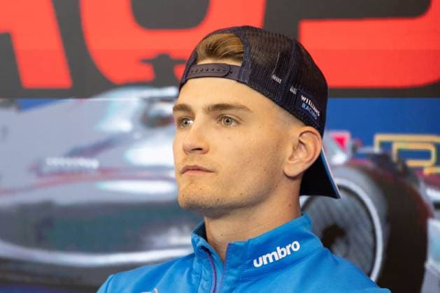 FORMULA 1 - GP of Austria 2023 SPIELBERG,AUSTRIA,29.JUN.23 - MOTORSPORTS, FORMULA 1 - Grand Prix of Austria, Red Bull Ring, press conference, PK, Pressekonferenz Image shows Logan Sargent (USA Williams).  GEPAxpictures xMatthiasxTrinkl