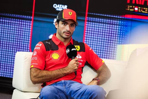 SAINZ Carlos (spa), Scuderia Ferrari SF-23, portrait during the 2023 Formula 1 Rolex Grosser Preis von Osterreich, 2023 Austrian Grand Prix, 9th round of the 2023 Formula One World Championship, WM, Weltmeisterschaft from June 30 to July 2, 2023 on the Red Bull Ring, in Spielberg, Austria - F1 - AUSTRIAN GRAND PRIX 2023 DPPI Panoramic  00123022_GOOD0514 