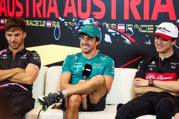 ALONSO Fernando (spa), Aston Martin F1 Team AMR23, portrait during the 2023 Formula 1 Rolex Grosser Preis von Osterreich, 2023 Austrian Grand Prix, 9th round of the 2023 Formula One World Championship, WM, Weltmeisterschaft from June 30 to July 2, 2023 on the Red Bull Ring, in Spielberg, Austria - F1 - AUSTRIAN GRAND PRIX 2023 DPPI Panoramic  00123022_GOOD0528 