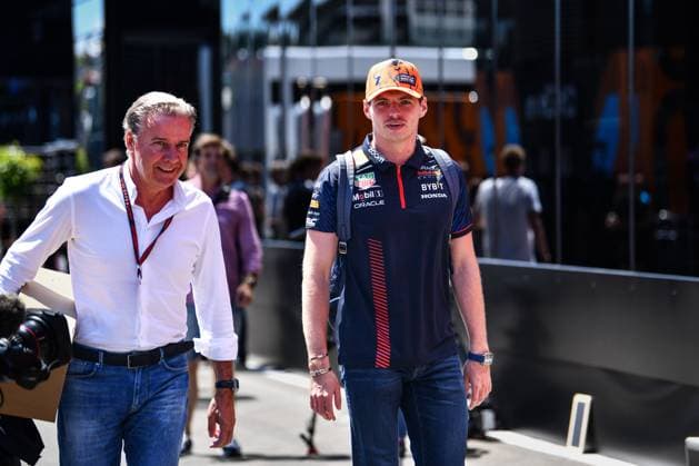 June 29, 2023, Mezzolombardo, Mezzolombardo, Italy: Dutch driver Max Verstappen (Red Bull Racing Team) is seen in the Paddock on thursday at the Austrian Grand Prix in Spielberg. Mezzolombardo Italy - ZUMAf150 20230629_zsp_f150_003 Copyright: xDaisyxFacinellix