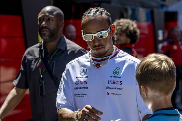Spielberg - 29-06-2023, Red Bull Ring, Lewis Hamilton at the Formula 1 Austria Grand Prix 2023 Thursday Formula 1 Austria Grand Prix 2023 Thursday  x21490166x Copyright: