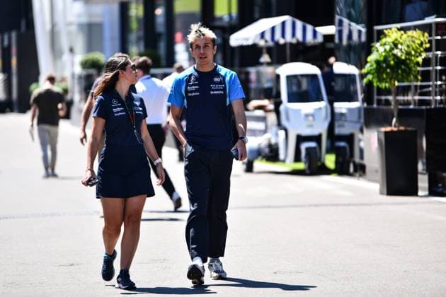 June 29, 2023, Mezzolombardo, Mezzolombardo, Italy: Thai driver Alexander Alboni ( Williams racing) is seen in the Paddock on thursday at the Austrian Grand Prix in Spielberg. Mezzolombardo Italy - ZUMAf150 20230629_zsp_f150_004 Copyright: xDaisyxFacinellix