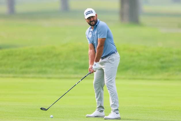 Rocket Mortgage Classic Stephan Jaeger of Germany prepares to hit from the 17th fairway during round one of the Rocket Mortgage Classic at the Detroit Country Club on Thursday, June 29, 2023 in Detroit, Michigan. Detroit Michigan United States  Copyright: xAmyxLemusx originalFilename:lemus-rocketmo230629_npadM.jpg