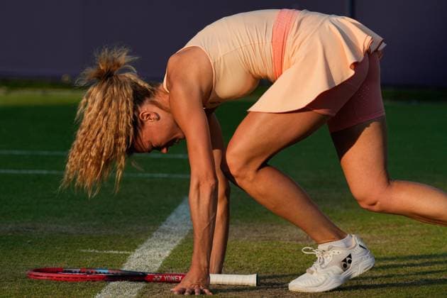 Mandatory Credit: Photo by Dave Shopland Shutterstock (13984800dx) Italy s Camila Giorgi plays her quarter final in the late evening sunshine Rothesay International Eastbourne, Tennis, Day Four, Devonshire Park, Eastbourne, UK - 29 Jun 2023 Rothesay International Eastbourne, Tennis, Day Four, Devonshire Park, Eastbourne, UK - 29 Jun 2023  Copyright: xDavexShopland Shutterstockx 13984800dx
