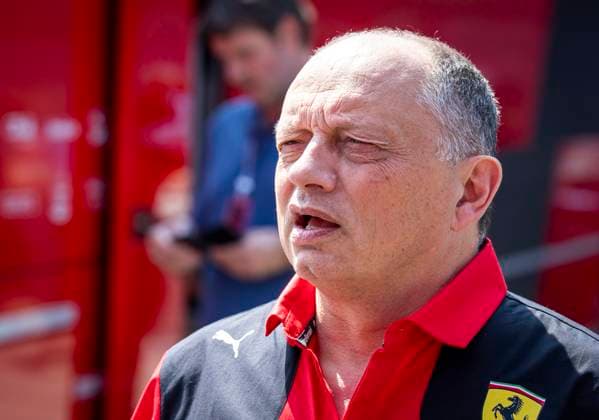 FORMULA 1 - GP of Austria 2023 SPIELBERG,AUSTRIA,30.JUN.23 - MOTORSPORTS, FORMULA 1 - Grand Prix of Austria, Red Bull Ring, practice and qualifying. Image shows team principal Frederic Vasseur (Ferrari).  GEPAxpictures xWolfgangxJannach