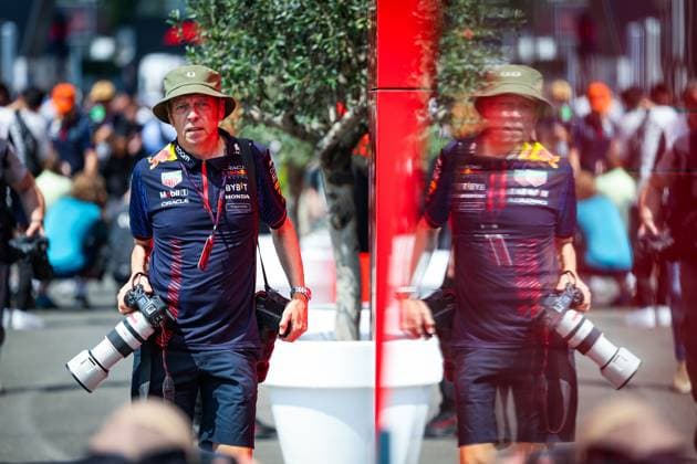 Photographer Mark Thompson during the 2023 Formula 1 Rolex Grosser Preis von Osterreich, 2023 Austrian Grand Prix, 9th round of the 2023 Formula One World Championship, WM, Weltmeisterschaft from June 30 to July 2, 2023 on the Red Bull Ring, in Spielberg, Austria  Copyright: xFlorentxGooden DPPI IPAxSportx x xIPAxSportx 0 IPA_IPA38967393