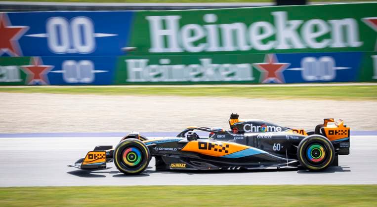 FORMULA 1 - GP of Austria 2023 SPIELBERG,AUSTRIA,30.JUN.23 - MOTORSPORTS, FORMULA 1 - Grand Prix of Austria, Red Bull Ring, practice and qualifying. Image shows Oscar Piastri (AUS McLaren).  GEPAxpictures xWolfgangxJannach