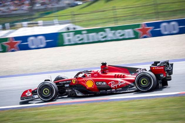 FORMULA 1 - GP of Austria 2023 SPIELBERG,AUSTRIA,30.JUN.23 - MOTORSPORTS, FORMULA 1 - Grand Prix of Austria, Red Bull Ring, practice and qualifying. Image shows Charles Leclerc (MON Ferrari).  GEPAxpictures xWolfgangxJannach