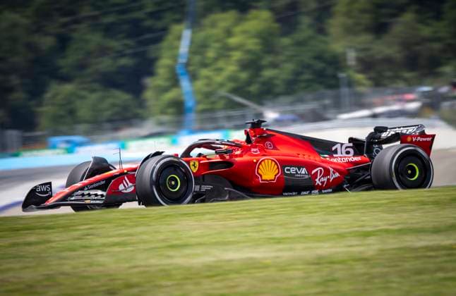 FORMULA 1 - GP of Austria 2023 SPIELBERG,AUSTRIA,30.JUN.23 - MOTORSPORTS, FORMULA 1 - Grand Prix of Austria, Red Bull Ring, practice and qualifying. Image shows Charles Leclerc (MON Ferrari).  GEPAxpictures xWolfgangxJannach
