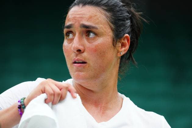 Mandatory Credit: Photo by Javier Garcia Shutterstock (13987396k) Ons Jabeur Wimbledon Tennis Championship Practice and Previews, The All England Lawn Tennis and Croquet Club, London, UK - 30 Jun 2023 Wimbledon Tennis Championship Practice and Previews, The All England Lawn Tennis and Croquet Club, London, UK - 30 Jun 2023  Copyright: xJavierxGarcia Shutterstockx 13987396k