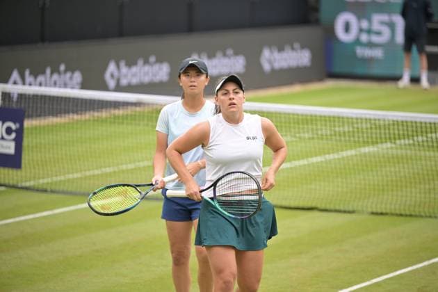 30.06.2023, xbrx, Tennis Bad Homburg Open WTA, Tennis Damen 250, emspor, v.l. Bad Homburg