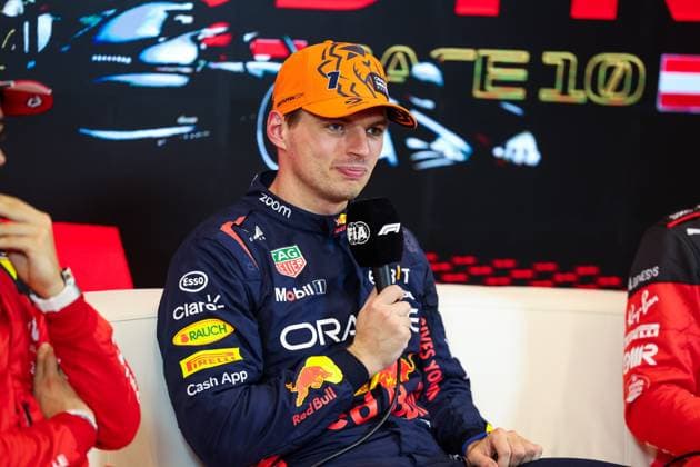 VERSTAPPEN Max (ned), Red Bull Racing RB19, portrait during the 2023 Formula 1 Rolex Grosser Preis von Osterreich, 2023 Austrian Grand Prix, 9th round of the 2023 Formula One World Championship, WM, Weltmeisterschaft from June 30 to July 2, 2023 on the Red Bull Ring, in Spielberg, Austria - F1 - AUSTRIAN GRAND PRIX 2023 DPPI Panoramic  00123022_GOOD2370 