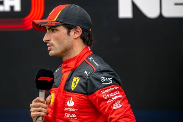 SPIELBERG, AUSTRIA: Carlos Sainz, racing for the Ferrari team during the 2023 Formula 1 Austrian Grand Prix at the Red Bull Ring in Spielberg, Austria