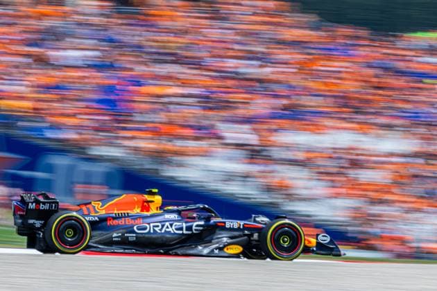 F1 Grand Prix of Austria - Practice & Qualifying Sergio Perez of Mexico and Oracle Red Bull Racing driver goes during the practice & qualifying session at Formula 1 Rolex Austrian Grand Prix on June 30, 2023 in Spielberg, Austria. Spielberg Austria  Copyright: xRobertxSzaniszlox originalFilename:szaniszlo-notitle230630_nplFk.jpg