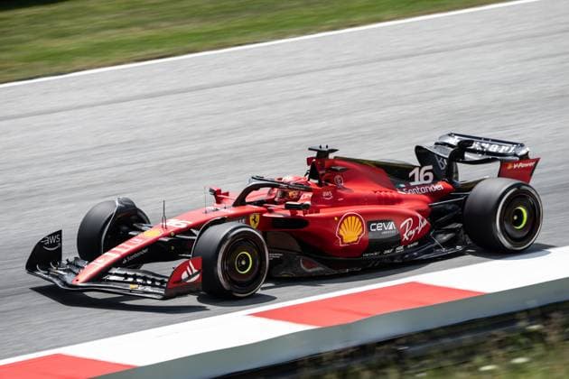 F1 Grand Prix Of Austria - Practice & Qualifying SPIELBERG, AUSTRIA - JUNE 30: Charles Leclerc of Monaco and Ferrari during practice qualifying ahead of the F1 Grand Prix of Austria at Red Bull Ring on June 30, 2023 in Spielberg, Austria. Spielberg Austria  Copyright: xDaniloxDixGiovannix originalFilename:digiovanni-f1grandp230630_npwc9.jpg