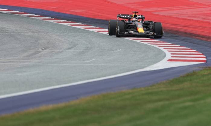 FORMULA 1 - GP of Austria 2023 SPIELBERG,AUSTRIA,01.JUL.23 - MOTORSPORTS, FORMULA 1 - Grand Prix of Austria, Red Bull Ring, sprint shootout. Image shows Max Verstappen (NED Red Bull Racing) .  GEPAxpictures xManfredxBinder