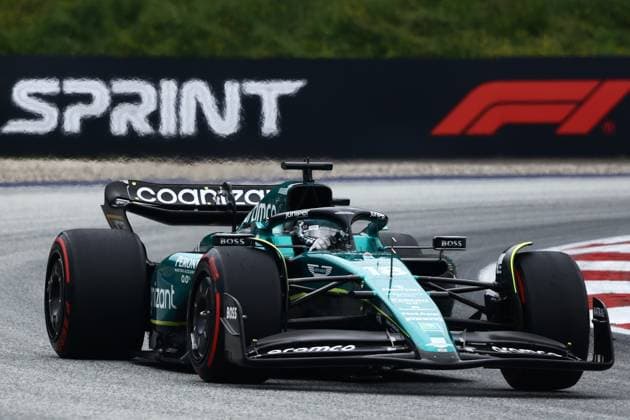 F1 Austrian Grand Prix 2023 Sprint Shootout Lance Stroll of Aston Martin Aramco during Sprint Shootout ahead of the Formula 1 Austrian Grand Prix at Red Bull Ring in Spielberg, Austria on July 1, 2023. Spielberg Austria  Copyright: xJakubxPorzyckix originalFilename:porzycki-f1austri230701_npv7W.jpg