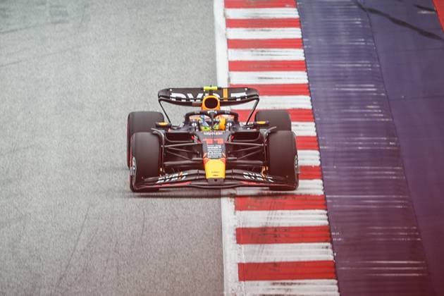 FORMULA 1 - GP of Austria 2023 SPIELBERG,AUSTRIA,01.JUL.23 - MOTORSPORTS, FORMULA 1 - Grand Prix of Austria, Red Bull Ring, sprint shootout. Image shows Sergio Perez (MEX Red Bull Racing).  GEPAxpictures xManfredxBinder