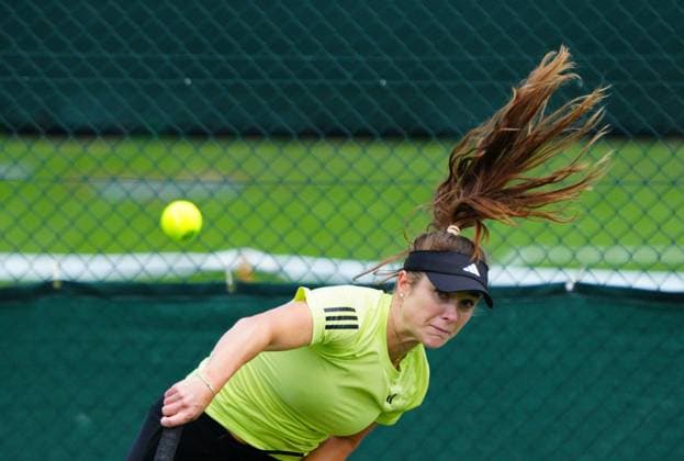 Mandatory Credit: Photo by Javier Garcia Shutterstock (13987399m) Elina Svitolina practices Wimbledon Tennis Championship Practice and Previews, The All England Lawn Tennis and Croquet Club, London, UK - 01 Jul 2023 Wimbledon Tennis Championship Practice and Previews, The All England Lawn Tennis and Croquet Club, London, UK - 01 Jul 2023  Copyright: xJavierxGarcia Shutterstockx 13987399m