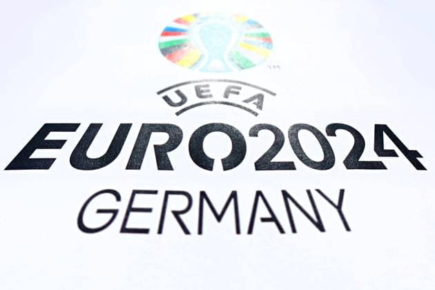 June 30, 2023, Ukraine: In this photo illustration, a UEFA EURO, EM, Europameisterschaft,Fussball 2024 logo seen displayed. The 2024 UEFA European Football Championship, commonly referred to as UEFA Euro 2024. It will be the third time that European Championship, EM, Europameisterschaft matches are played on German territory. Ukraine - ZUMAs197 0262293630st Copyright: xAleksandrxGusevx