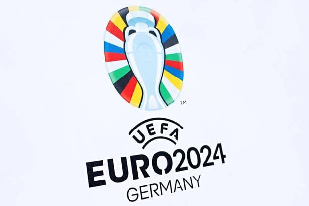 June 30, 2023, Ukraine: In this photo illustration, a UEFA EURO, EM, Europameisterschaft,Fussball 2024 logo seen displayed. The 2024 UEFA European Football Championship, commonly referred to as UEFA Euro 2024. It will be the third time that European Championship, EM, Europameisterschaft matches are played on German territory. Ukraine - ZUMAs197 0262293808st Copyright: xAleksandrxGusevx
