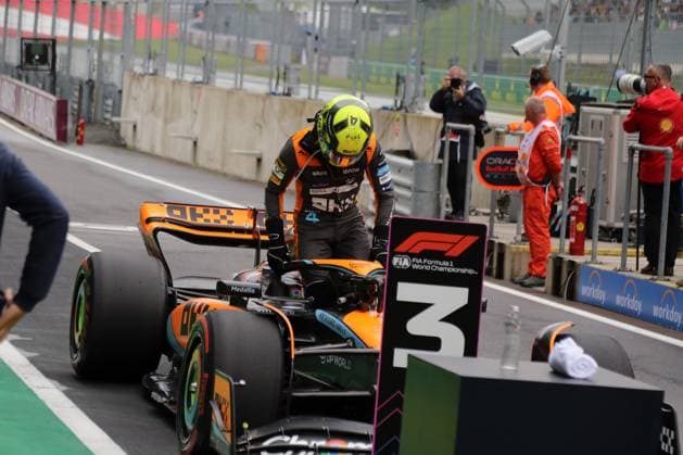 Formel 1 Grosser Preis von Oesterreich Lando Norris(GBR); Lando Norris;Mc Laren Formel 1 Team; Mc Laren Formula One Team; 4; FIA Formel 1 Weltmeisterschaft 2023; Formel 1 2023; Formel 1; Grosser Preis von Oesterreich 2023; Red Bull Ring; Copyright: xBEAUTIFULxSPORTS Bernhardtx
