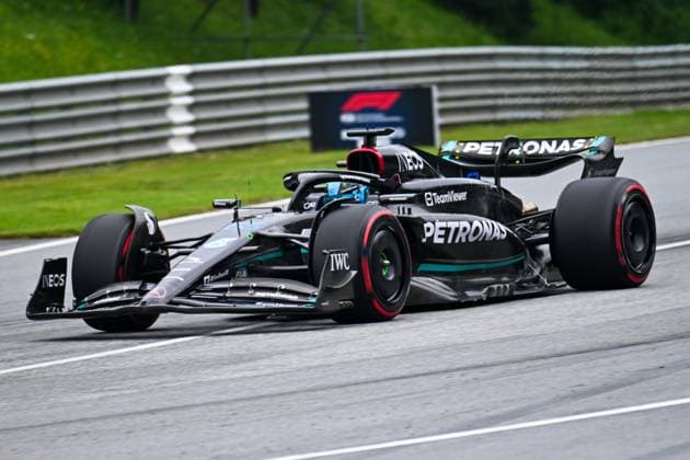 Formel 1 GP Austria Österreich. Samstag, 01.07.2023 George Russell (GBR) Mercedes AMG F1 Team; Formel 1 GP Austria Österreich. Samstag, 01.07.2023 Copyright: xBEAUTIFULxSPORTS Erlhofx