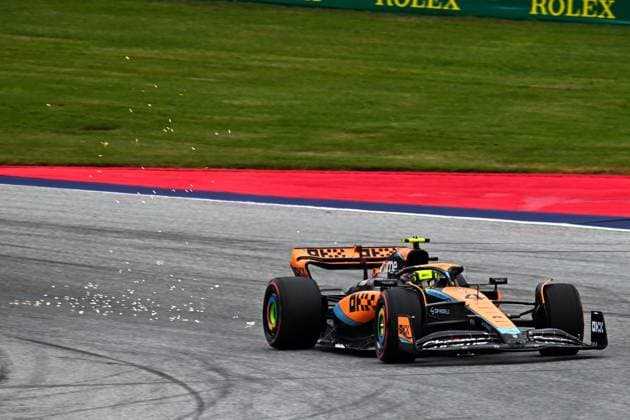 Formel 1 GP Austria Österreich. Samstag, 01.07.2023 Lando Norris (GBR) McLaren F1 Team; Formel 1 GP Austria Österreich. Samstag, 01.07.2023 Copyright: xBEAUTIFULxSPORTS Erlhofx