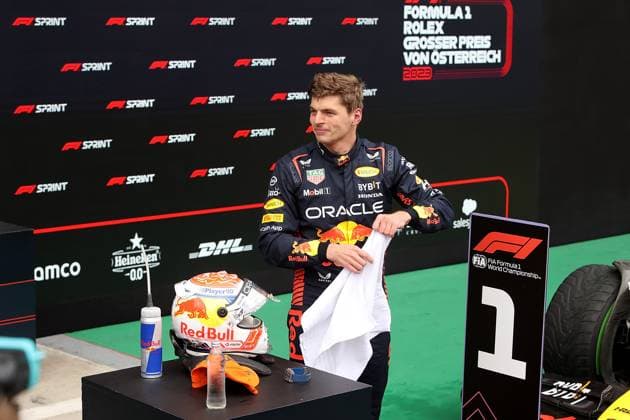 Formula 1 Rolex Großer Preis von Österreich 2023 01.07.2023, Red Bull Ring , Spielberg, Formula 1 Rolex Großer Preis von Österreich 2023 , im Bild Sieger Max Verstappen (NLD), Oracle Red Bull Racing