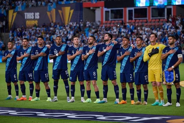 RECORD DATE NOT STATED 2023 CONCACAF Gold Cup Guatemala vs Canada Players of Guatemala during the game Guatemala vs Canada, corresponding to group D of the CONCACAF Gold Cup 2023, at Shell Energy Stadium, on July 01, 2023. <br><br> Jugadores de Guatemala durante el partido Guatemala vs Canada, correspondiente al grupo D de la Copa Oro de la CONCACAF 2023, en el Shell Energy Stadium, el 01 de Julio de 2023. HOUSTON TEXAS ESTADOS UNIDOS  Copyright: xCristianxdexMarchenax 20230701211841_CGC_23_GD_GUA_CAN_GUATEMALA17