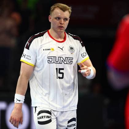 Justus Fischer (Deutschland) Deutschland vs Serbien, Handball, U21, U 21 Weltmeisterschaft, 01.07.2023 Deutschland vs Serbien, Handball, U21-Weltmeisterschaft, 01.07.2023 Berlin Copyright: xEibner-Pressefotox EP_RWS