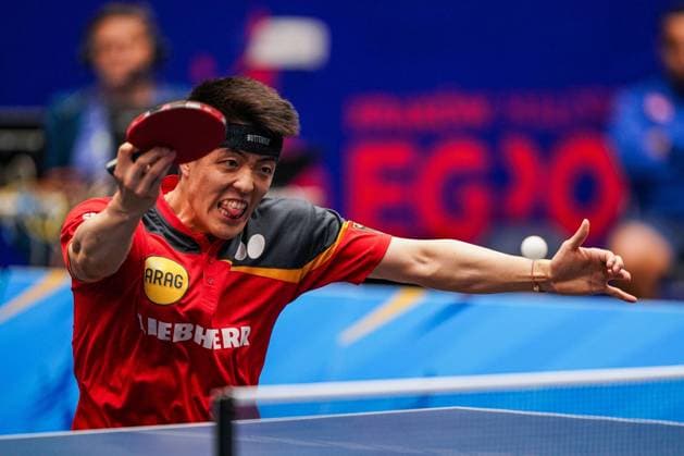 Bilder des Jahres 2023, Sport 07 Juli Sport Themen der Woche KW26 Sport Bilder des Tages 01.07.2023 KRAKOW UL. PTASZYCKIEGO ( POLAND ) TENIS STOLOWY ( Table tennis, Tischtennis ) - IGRZYSKA EUROPEJSKIE ( Europaspiele ) 2023 MECZ DRUZYNOWY MEZCZYZN SZWECJA - NIEMCY ( MEN™S TEAM SWEDEN - GERMANY GAME ) NZ DANG QIU FOTO BORYS GOGULSKI CYFRASPORT NEWSPIX.PL --- Newspix.pl  20230701_CSBG_0049
