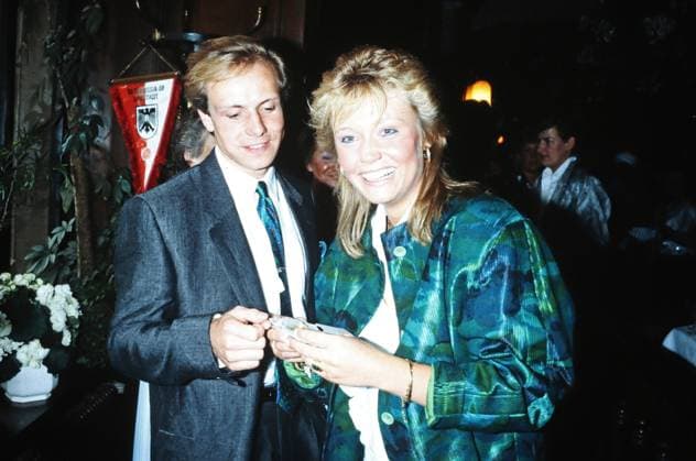 Michael Rummenigge, deutscher Fussballspieler, mit Ehefrau Carolin, 1981. Copyright: HartwigxValdmanis Nur redaktionelle Nutzung. Editorial usage only. VAL_7205000888 0262151820