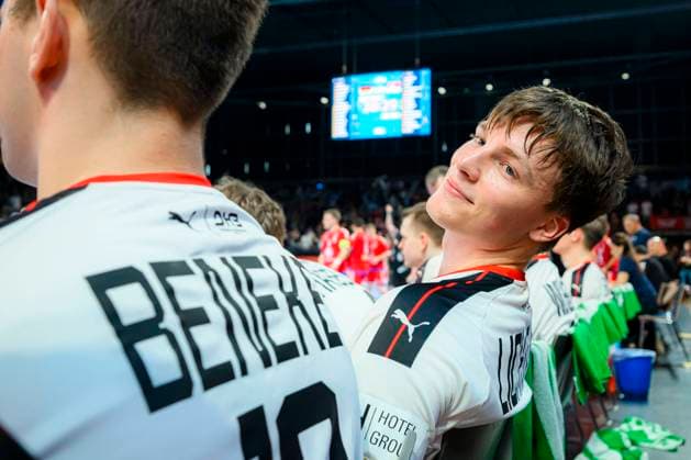 Berlin, 01. Juli 2023: Handball U21, U 21 WM - Finalrunde - Halbfinale - Deutschland - Serbien Nils Lichtlein (Deutschland VfL Potsdam) Berlin Max-Schmeling-Halle Berlin Deutschland