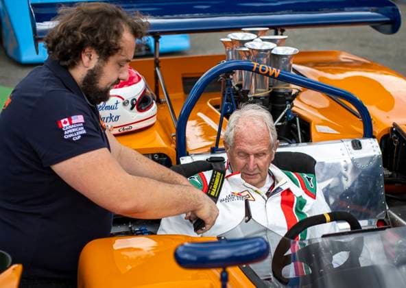FORMULA 1 - GP of Austria 2023 SPIELBERG,AUSTRIA,02.JUL.23 - MOTORSPORTS, FORMULA 1 - Grand Prix of Austria, Red Bull Ring, legends parade. Image shows Helmut Marko (AUT).  GEPAxpictures xWolfgangxJannach