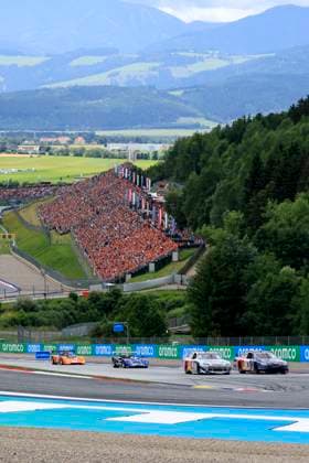 FORMULA 1 - GP of Austria 2023 SPIELBERG,AUSTRIA,02.JUL.23 - MOTORSPORTS, FORMULA 1 - Grand Prix of Austria, Red Bull Ring, legends parade. Image shows cars.  GEPAxpictures xMarioxBuehner