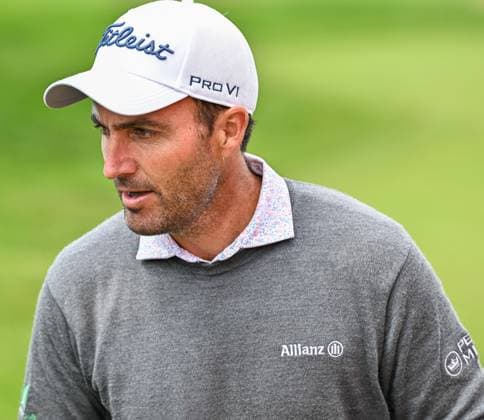 2nd July 2023; The Belfry, Sutton Coldfield, West Midlands, England: Betfred British Masters Golf, Day 4; Edoardo Molinari after his final round where he finished level par  ActionPlus12526242 GodfreyxPitt