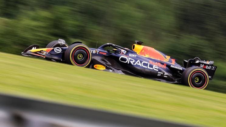 FORMULA 1 - GP of Austria 2023 SPIELBERG,AUSTRIA,02.JUL.23 - MOTORSPORTS, FORMULA 1 - Grand Prix of Austria, Red Bull Ring. Image shows Max Verstappen (NED Red Bull Racing).  GEPAxpictures xMarioxBuehner