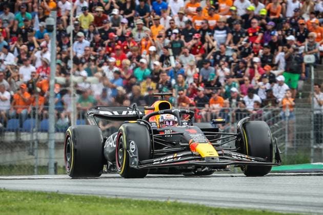 FORMULA 1 - GP of Austria 2023 SPIELBERG,AUSTRIA,02.JUL.23 - MOTORSPORTS, FORMULA 1 - Grand Prix of Austria, Red Bull Ring. Image shows Max Verstappen (NED Red Bull Racing).  GEPAxpictures xManfredxBinder